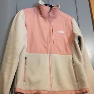 North Face zip up fleece jacket
